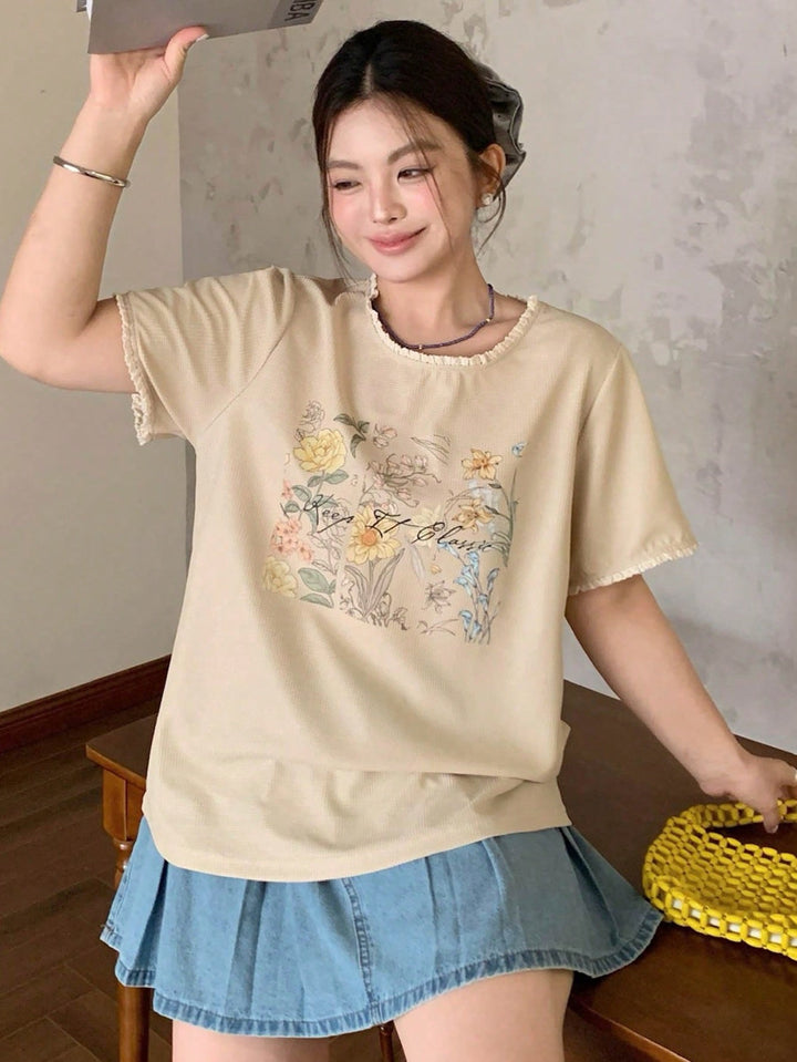 Tricou SHEIN, portocaliu