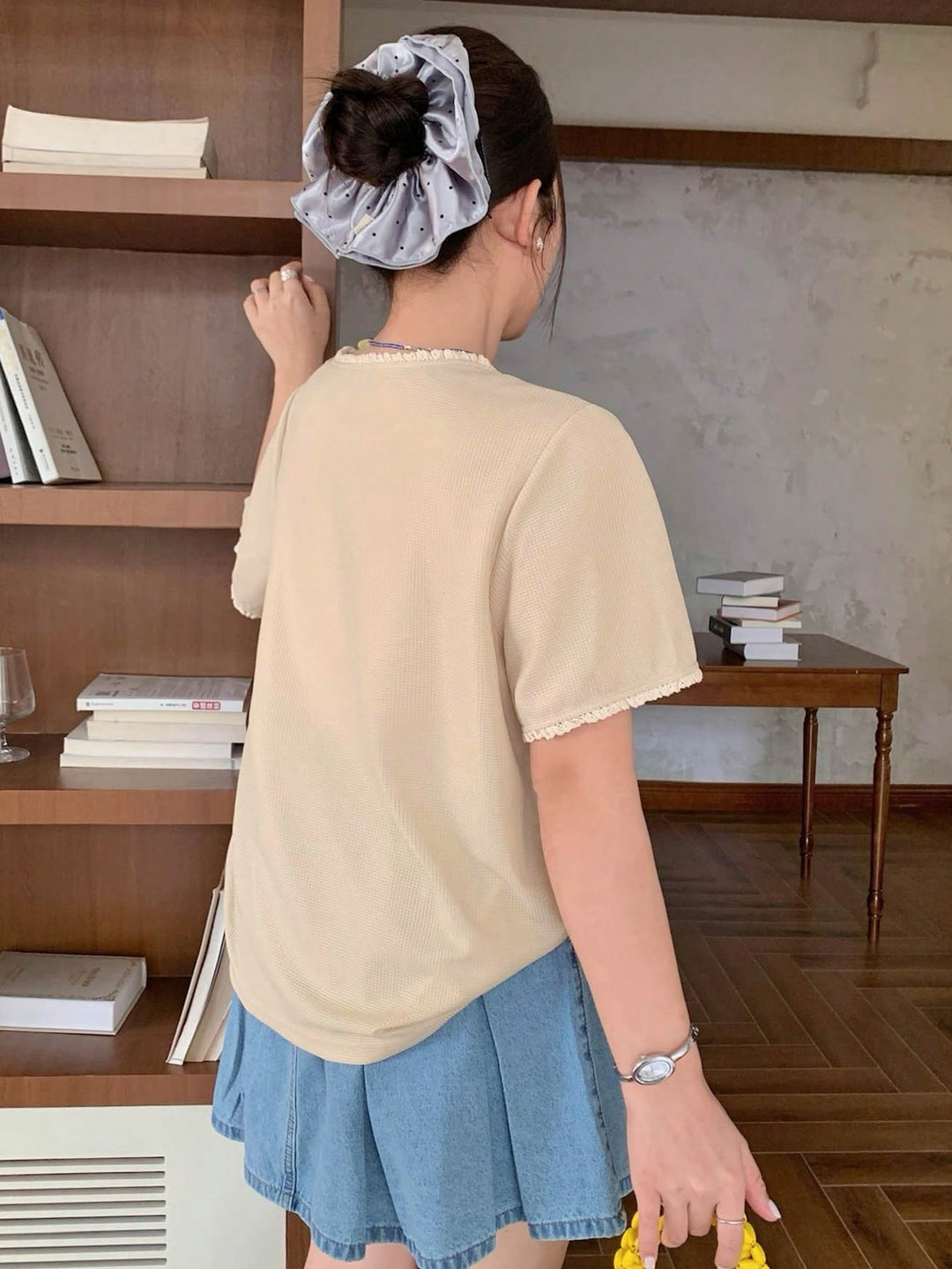 Tricou SHEIN, portocaliu