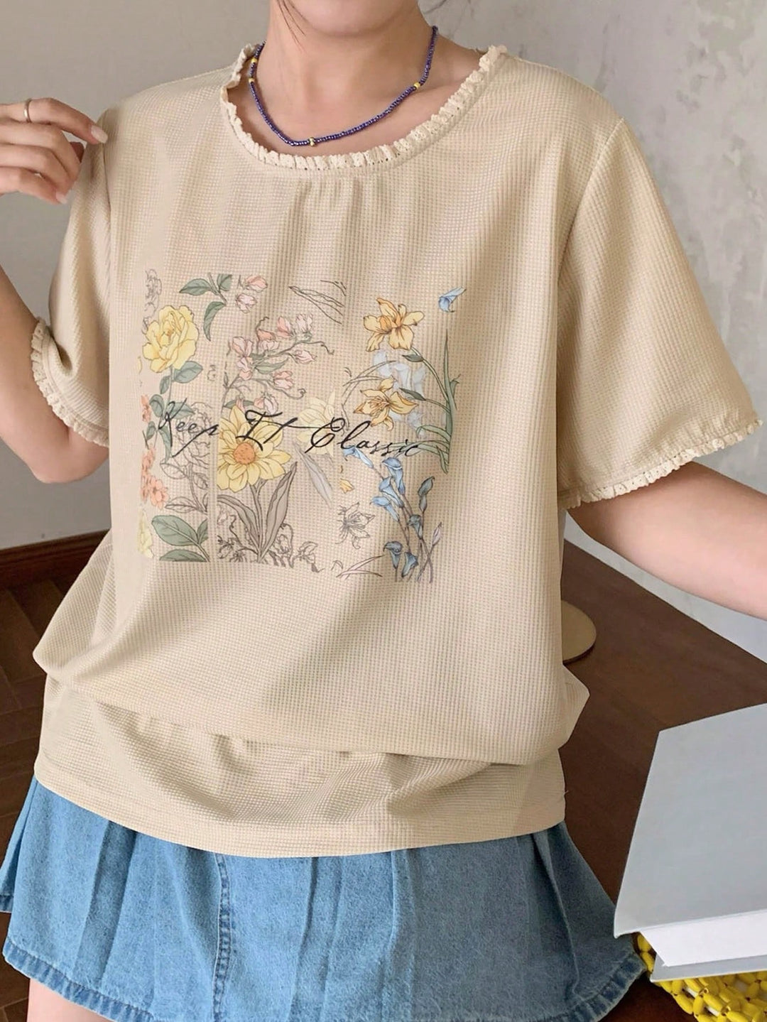 Tricou SHEIN, portocaliu