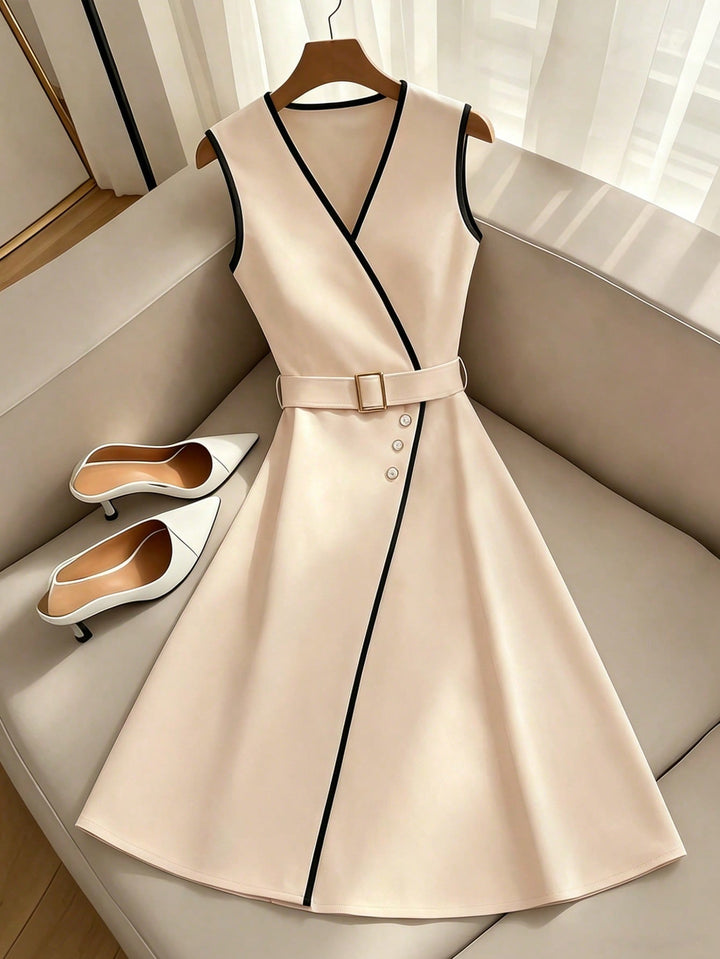 Rochie mini SHEIN, crem