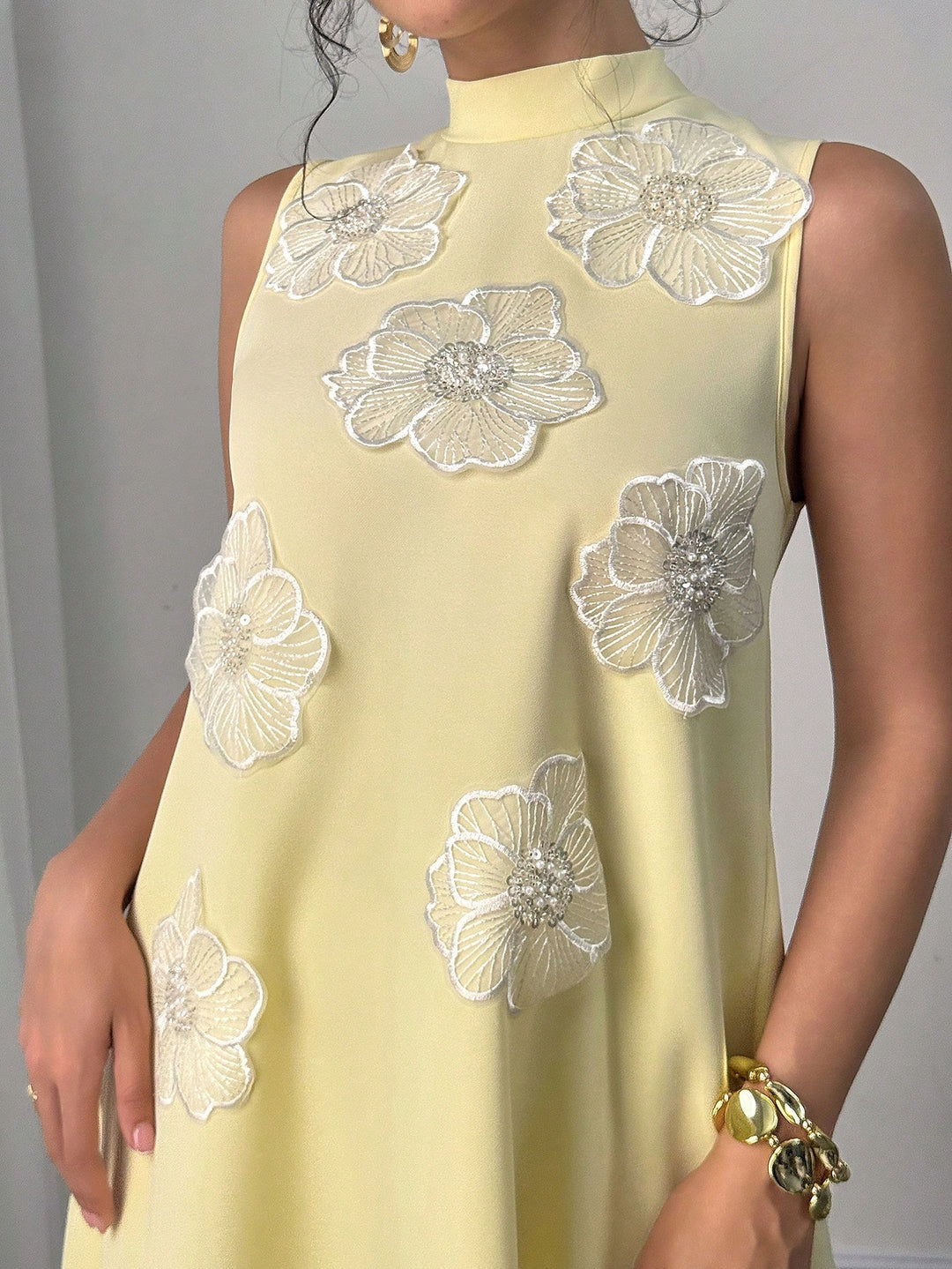 Rochie maxi SHEIN, galben