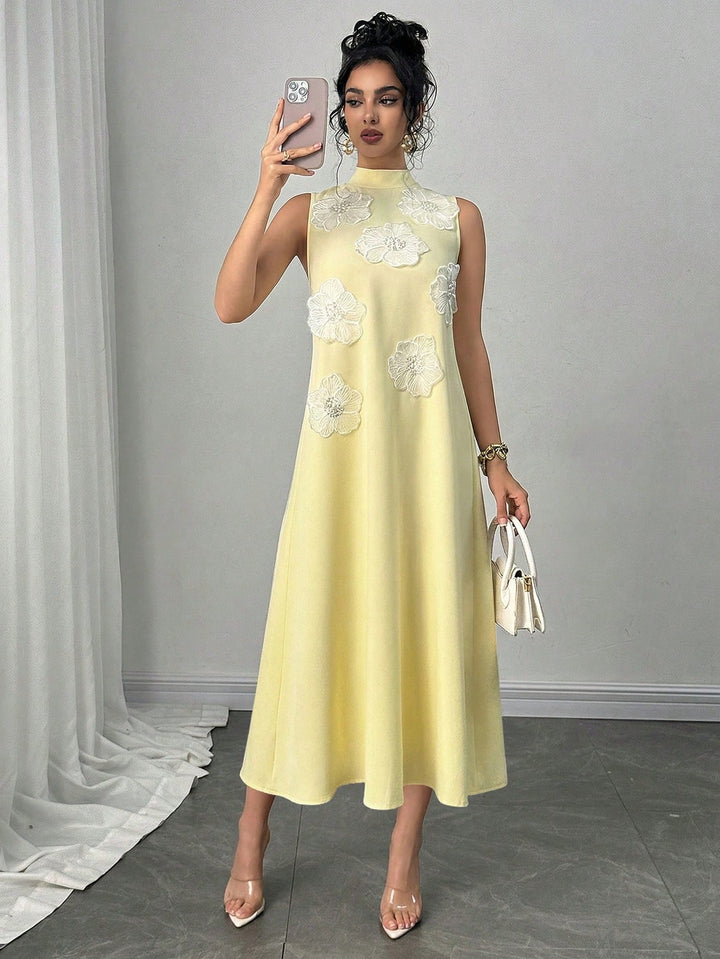 Rochie maxi SHEIN, galben