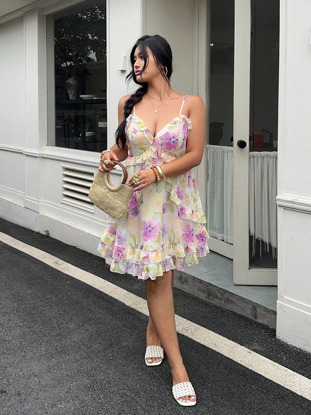 Rochie mini SHEIN, mix culori