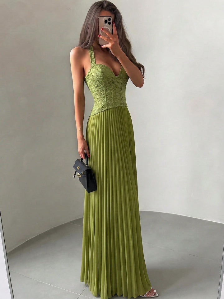 SHEIN maxi ruha, zöld