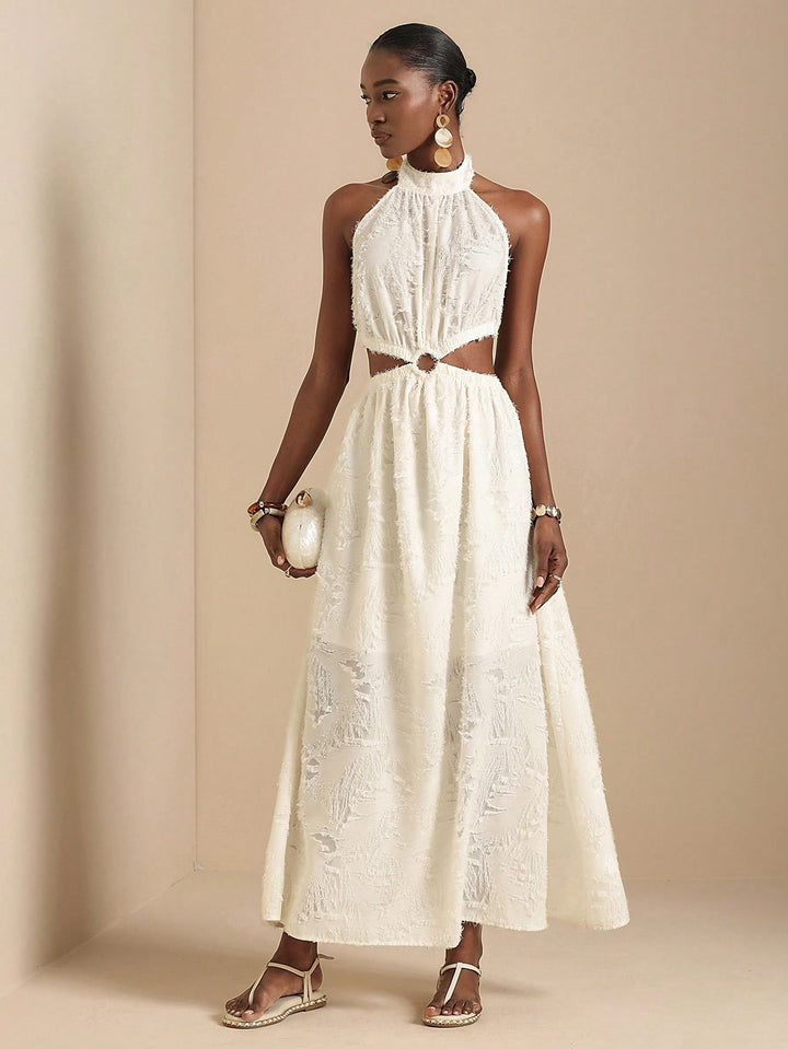 Rochie maxi SHEIN, portocaliu