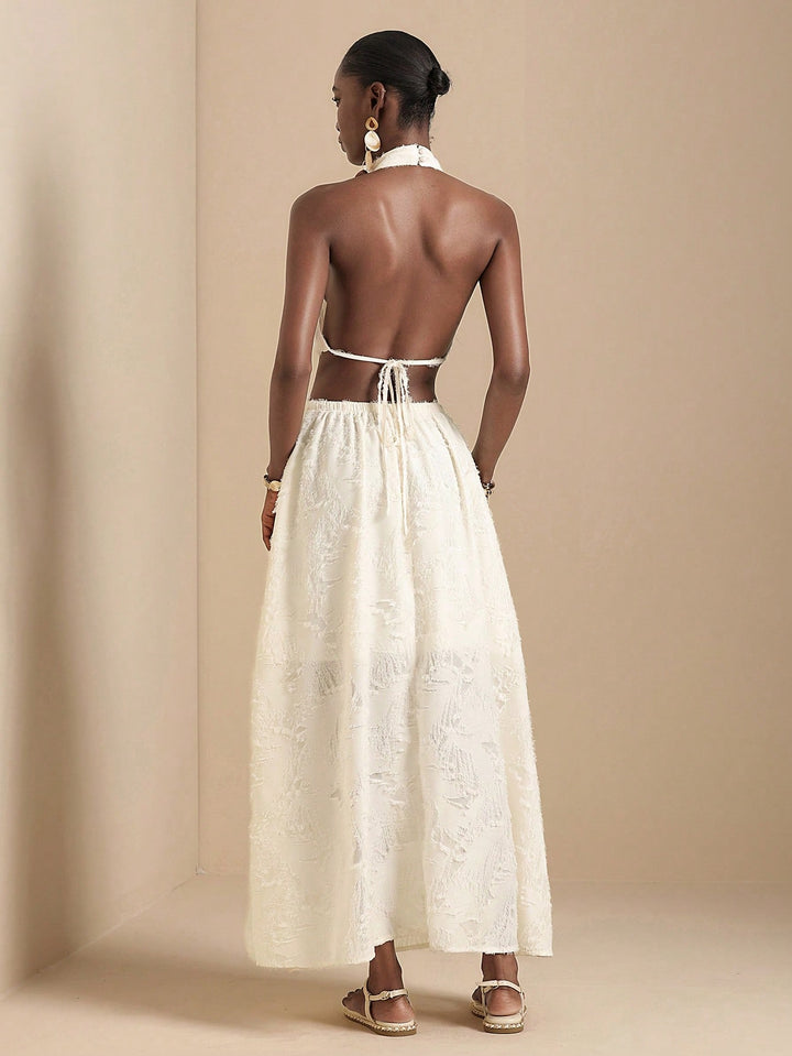 Rochie maxi SHEIN, portocaliu