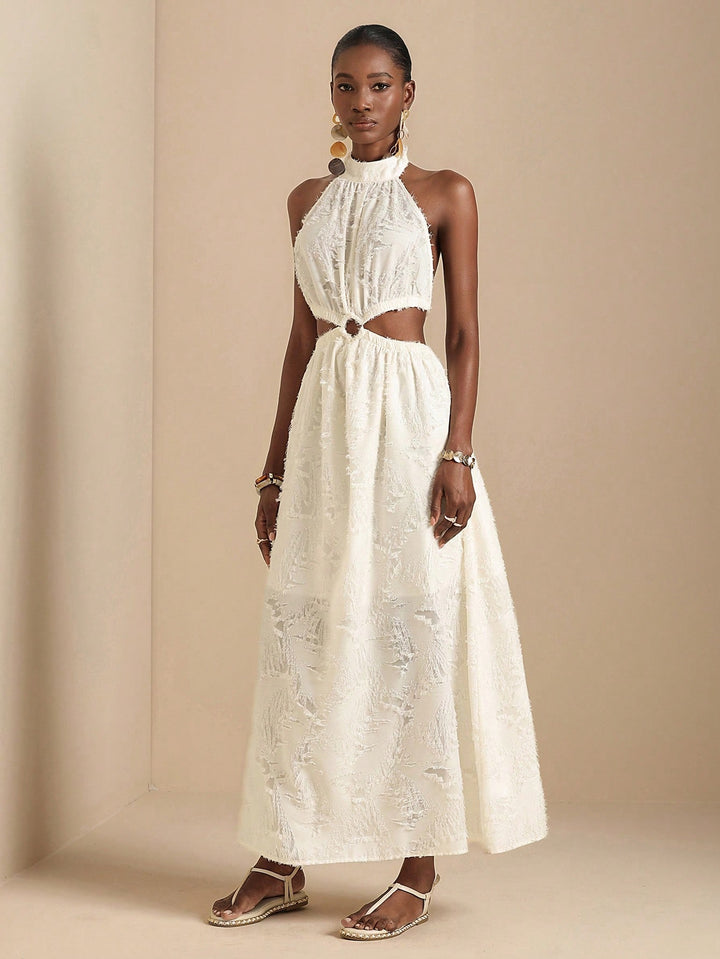 Rochie maxi SHEIN, portocaliu