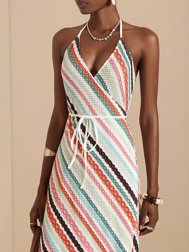 Rochie maxi SHEIN, mix culori