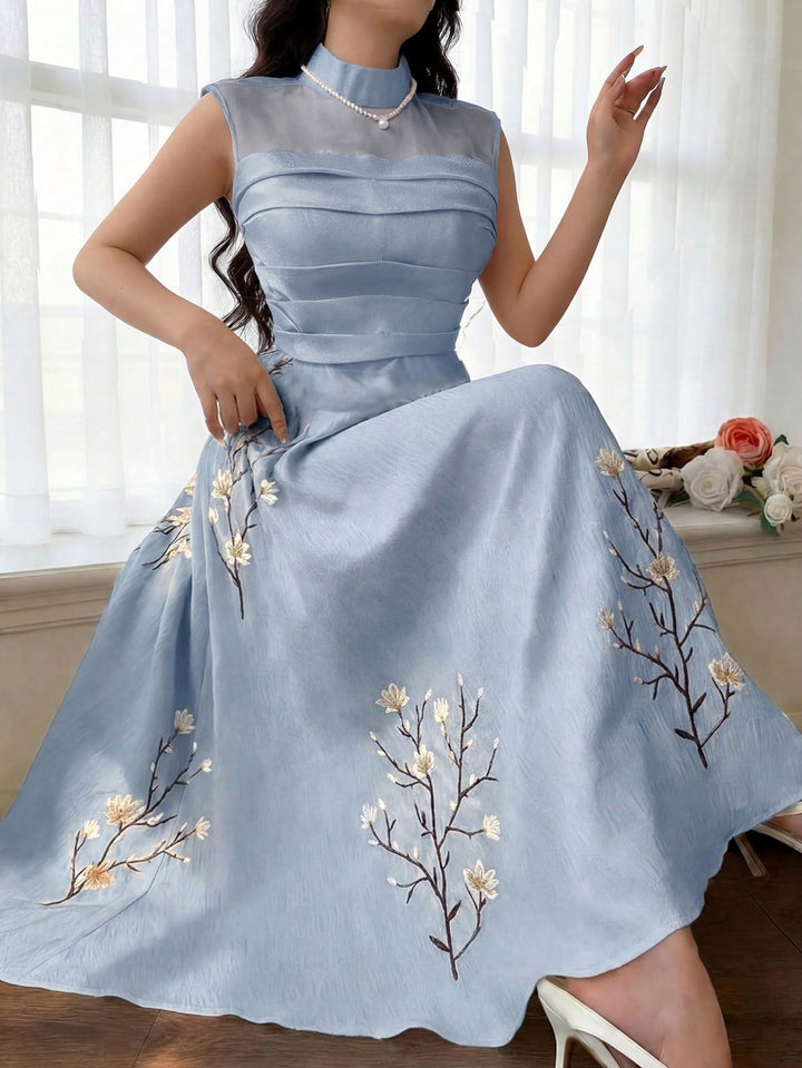 Rochie maxi SHEIN, albastru