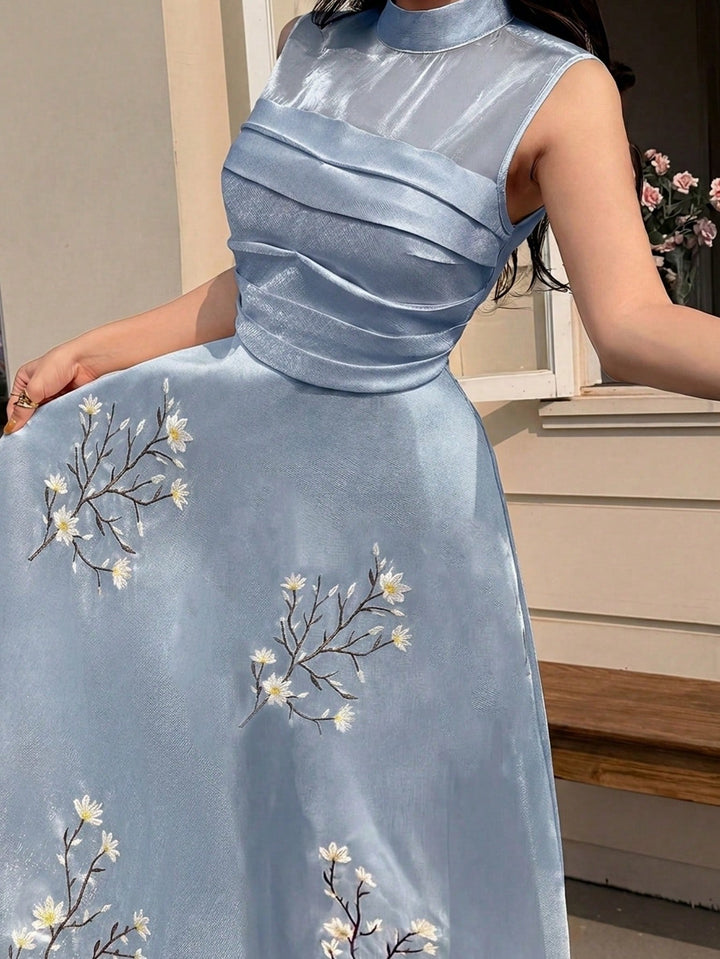 Rochie maxi SHEIN, albastru