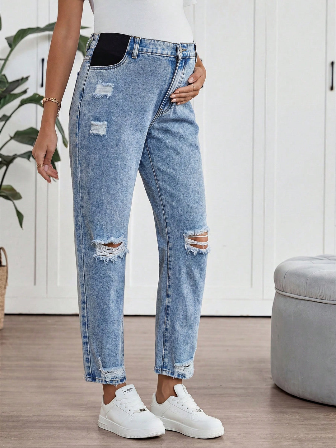 Jeans SHEIN, albastru