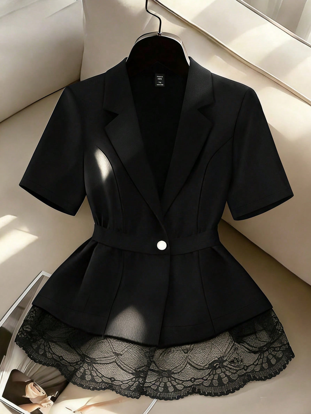 Sacou SHEIN, negru