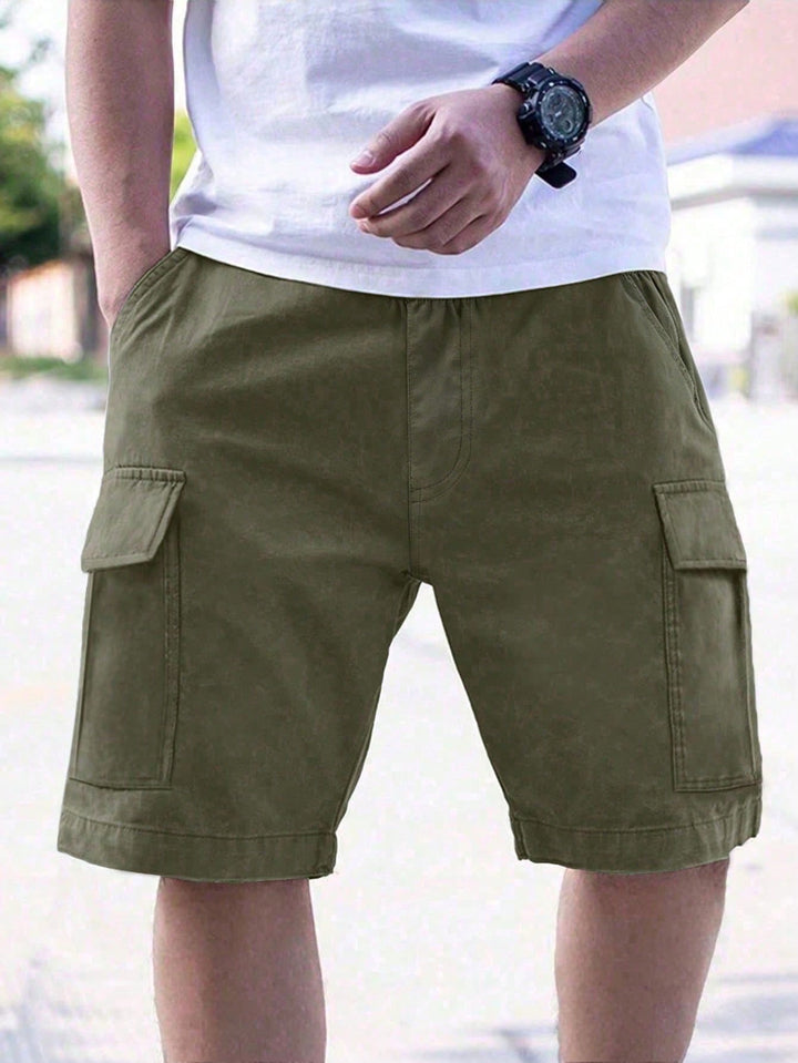 Pantaloni scurți SHEIN, kaki