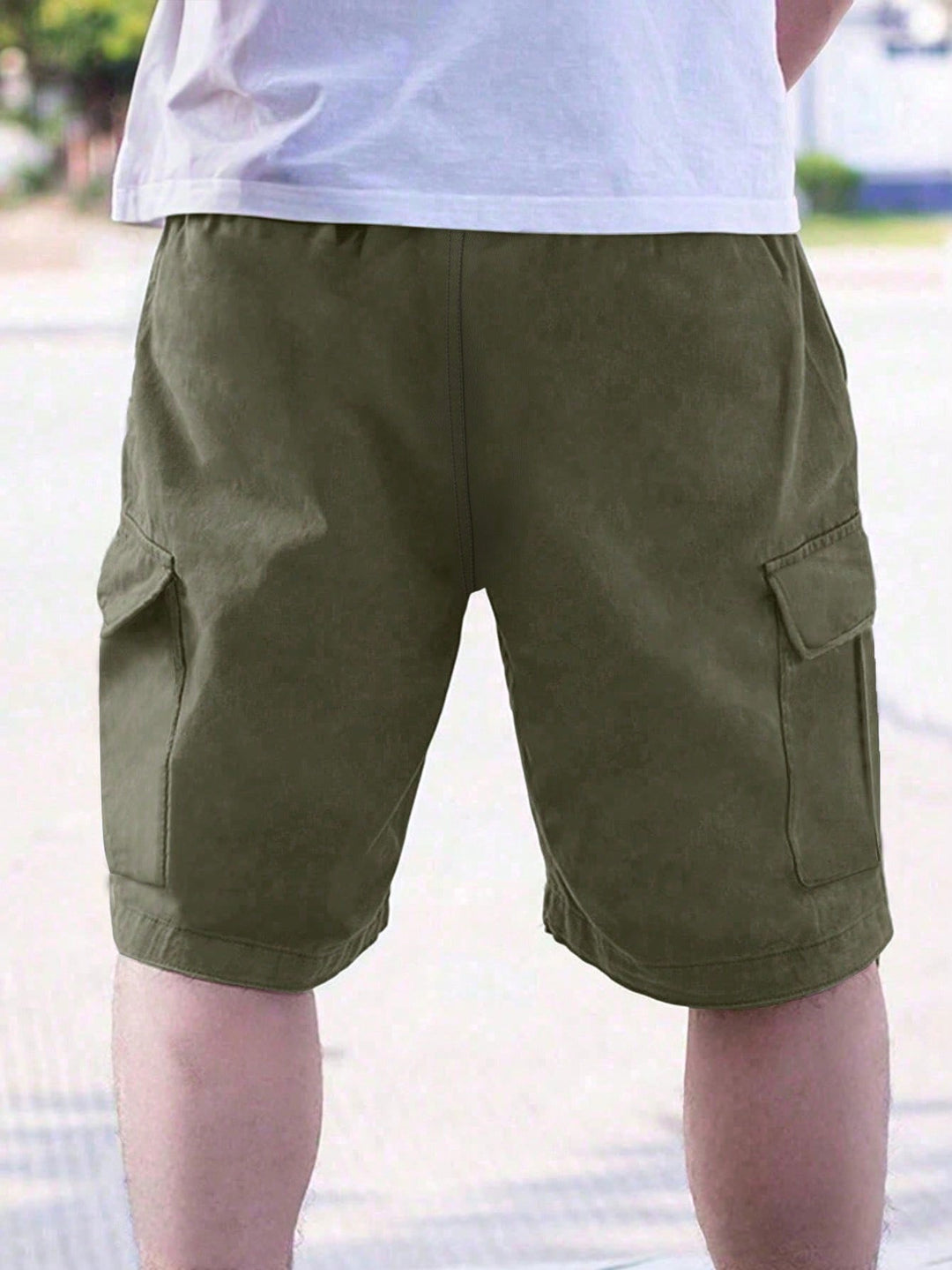 Pantaloni scurți SHEIN, kaki
