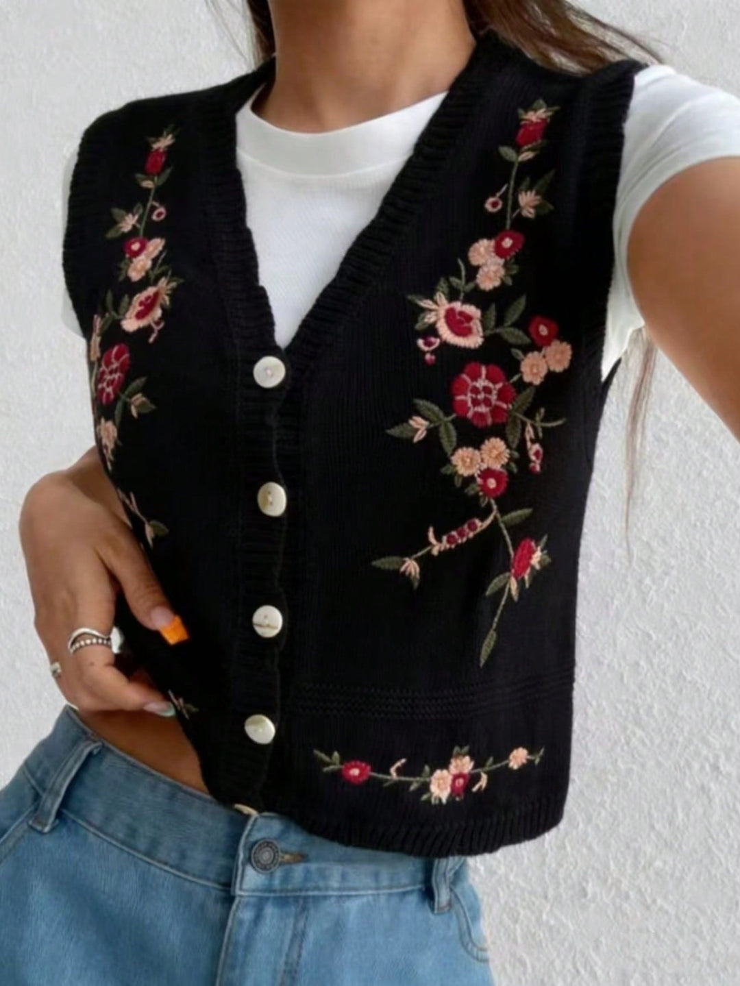 Vestă SHEIN, negru