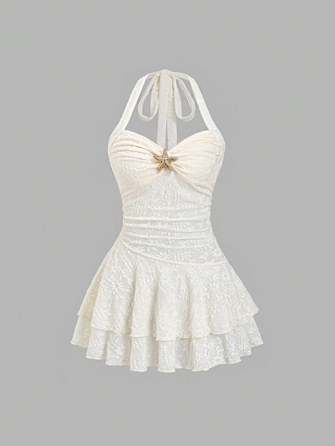 Rochie scurtă SHEIN, bej