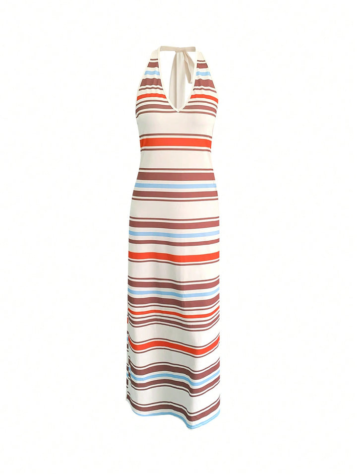 Rochie maxi SHEIN, mix culori