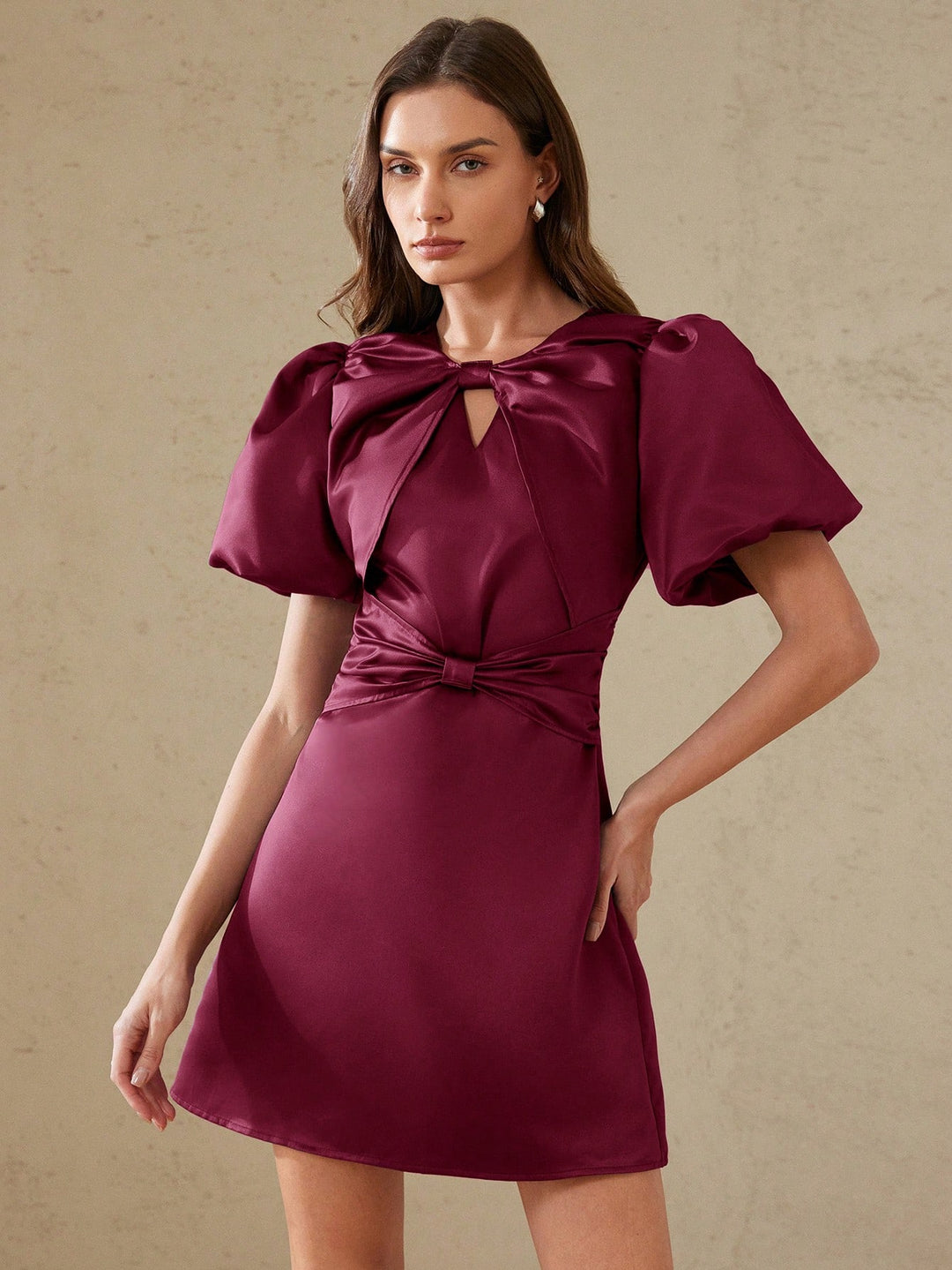 Rochie mini SHEIN, vișiniu