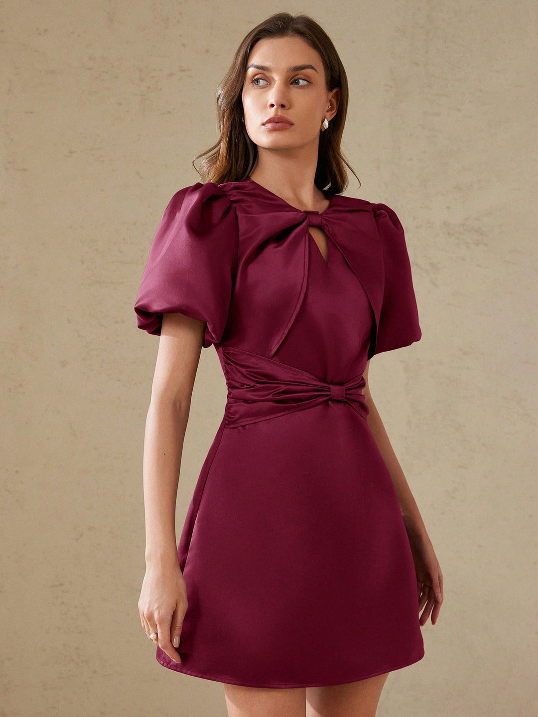 Rochie mini SHEIN, vișiniu