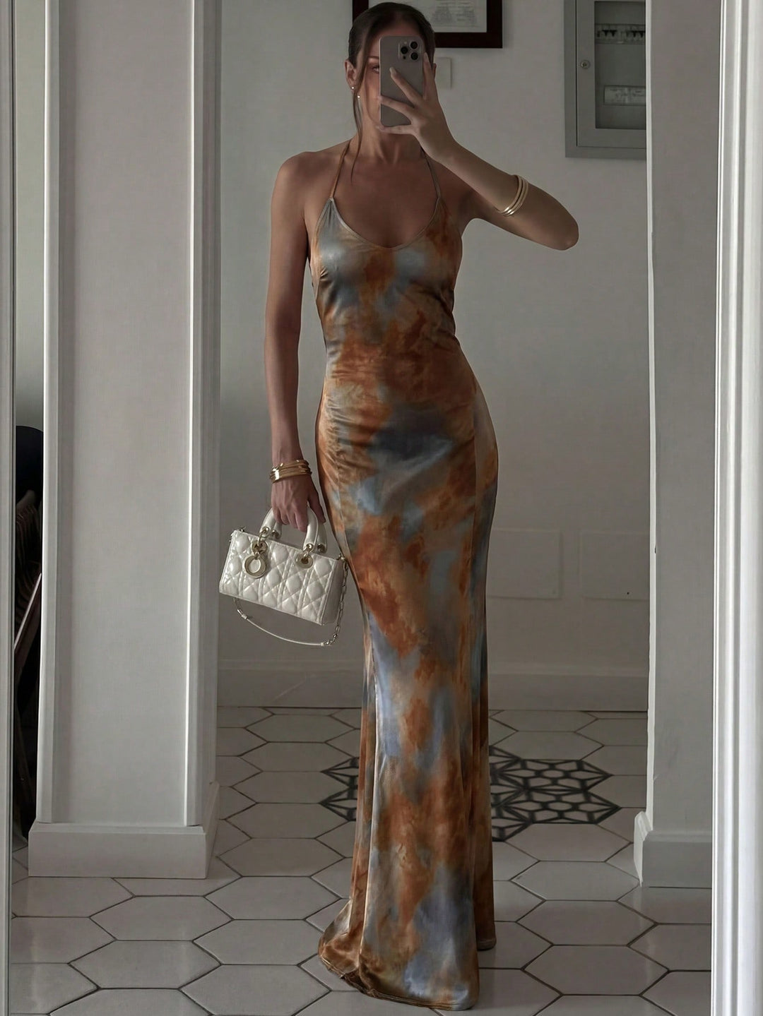 Rochie maxi SHEIN, mix culori