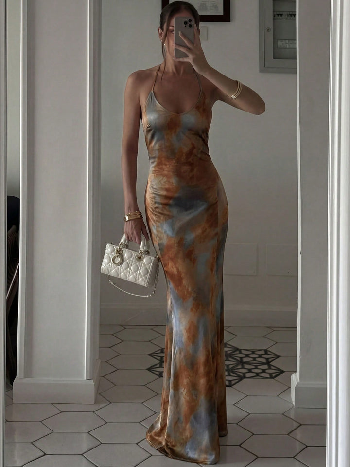 Rochie maxi SHEIN, mix culori