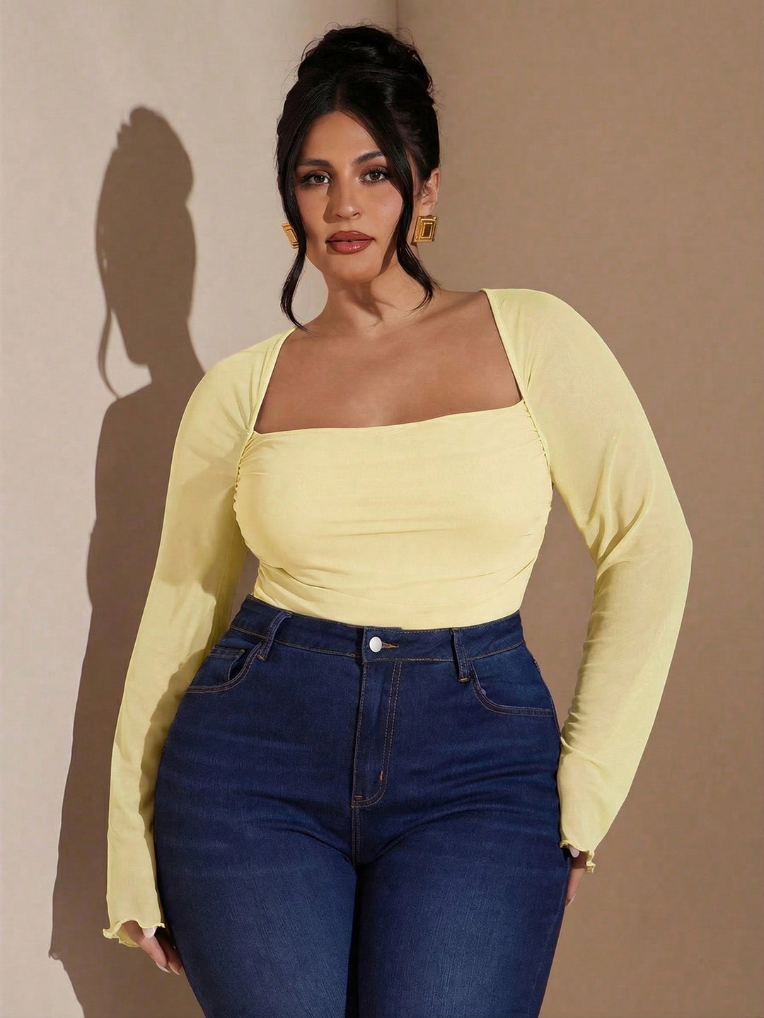 Body SHEIN, galben