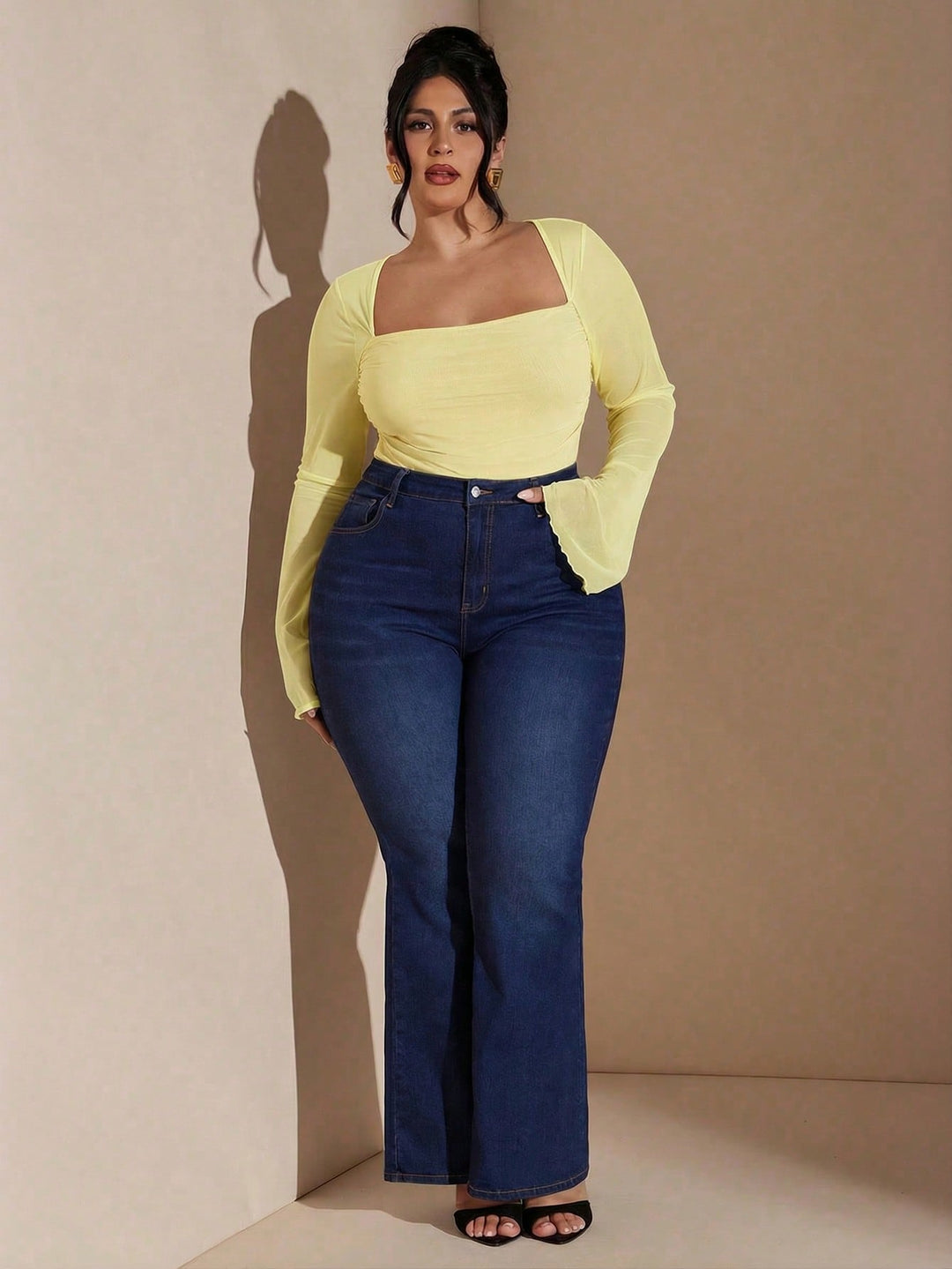 Body SHEIN, galben