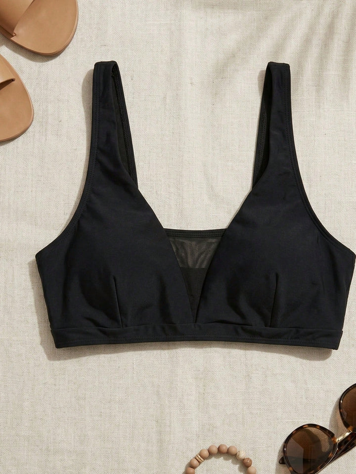 Sutien de baie SHEIN, negru
