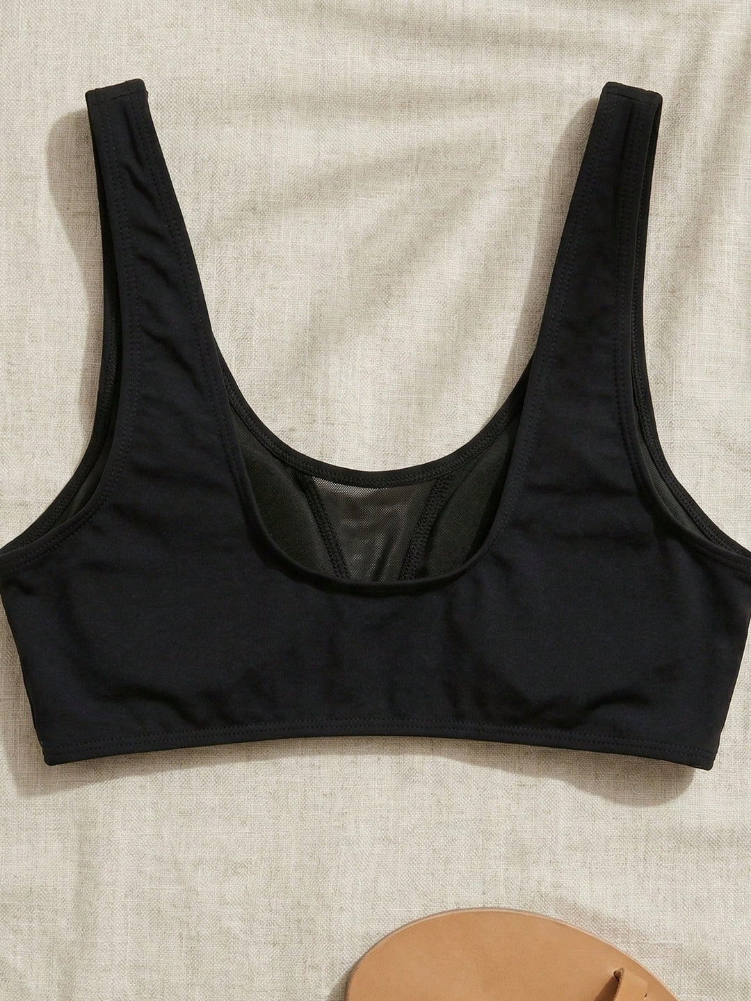 Sutien de baie SHEIN, negru