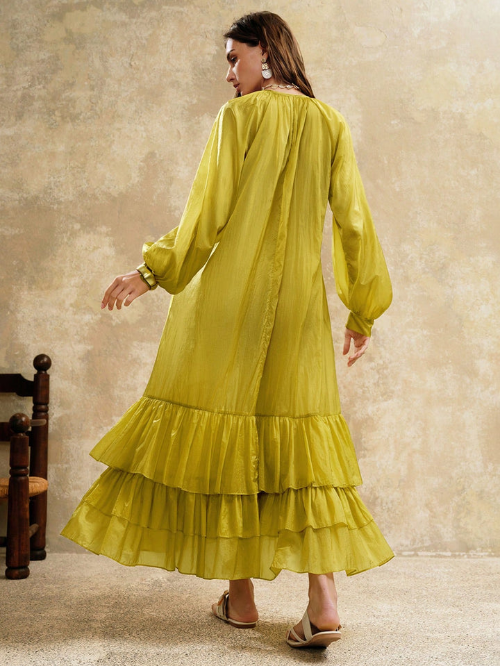 Rochie maxi SHEIN, galben