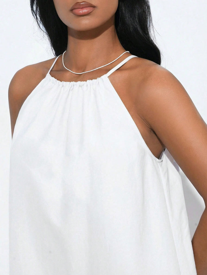 Rochie maxi SHEIN, alb