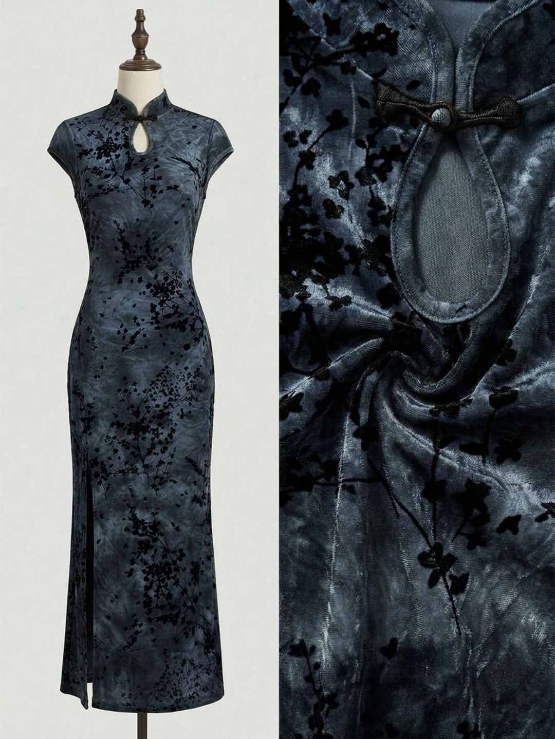 Rochie maxi SHEIN, albastru