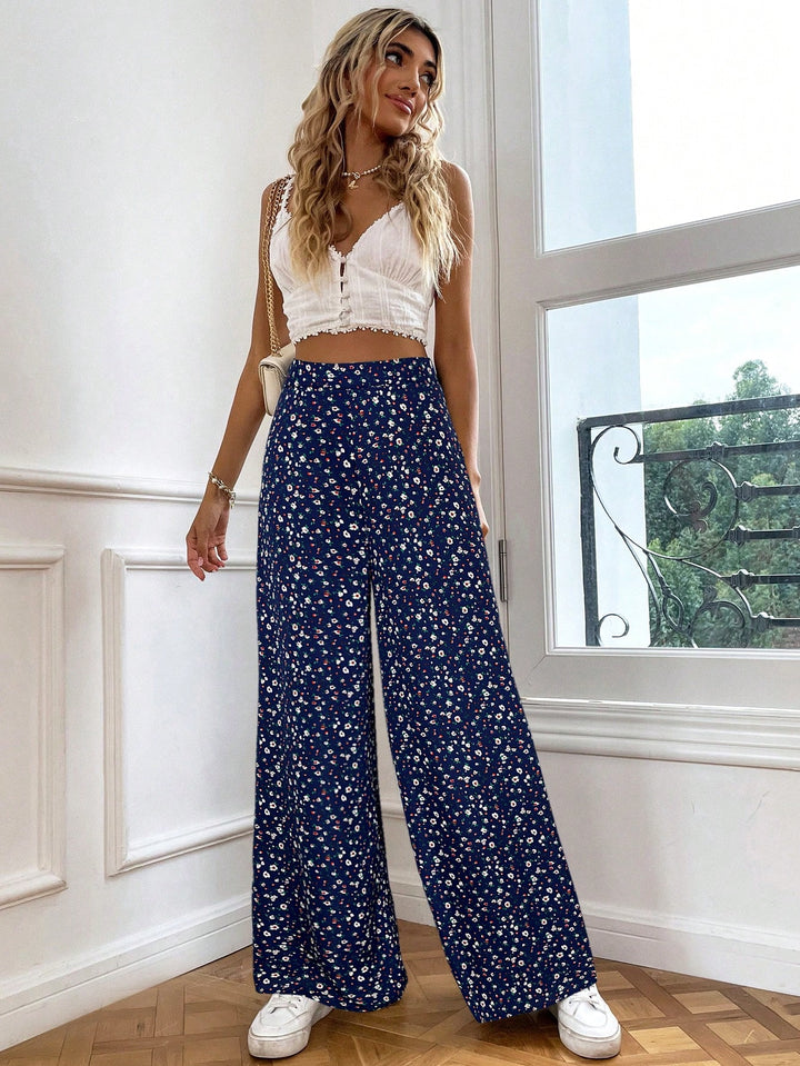 Pantaloni SHEIN, albastru