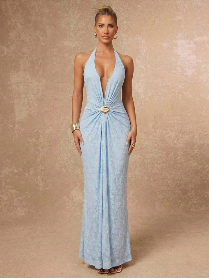 Rochie maxi SHEIN, albastru