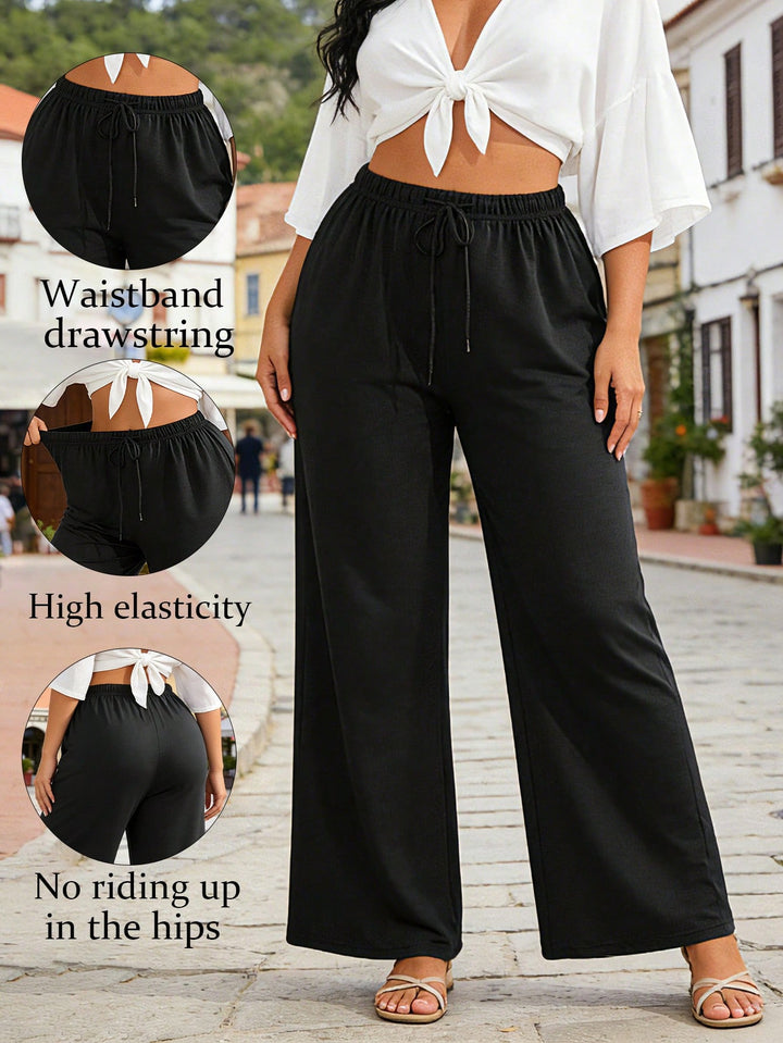 Pantaloni SHEIN, negru