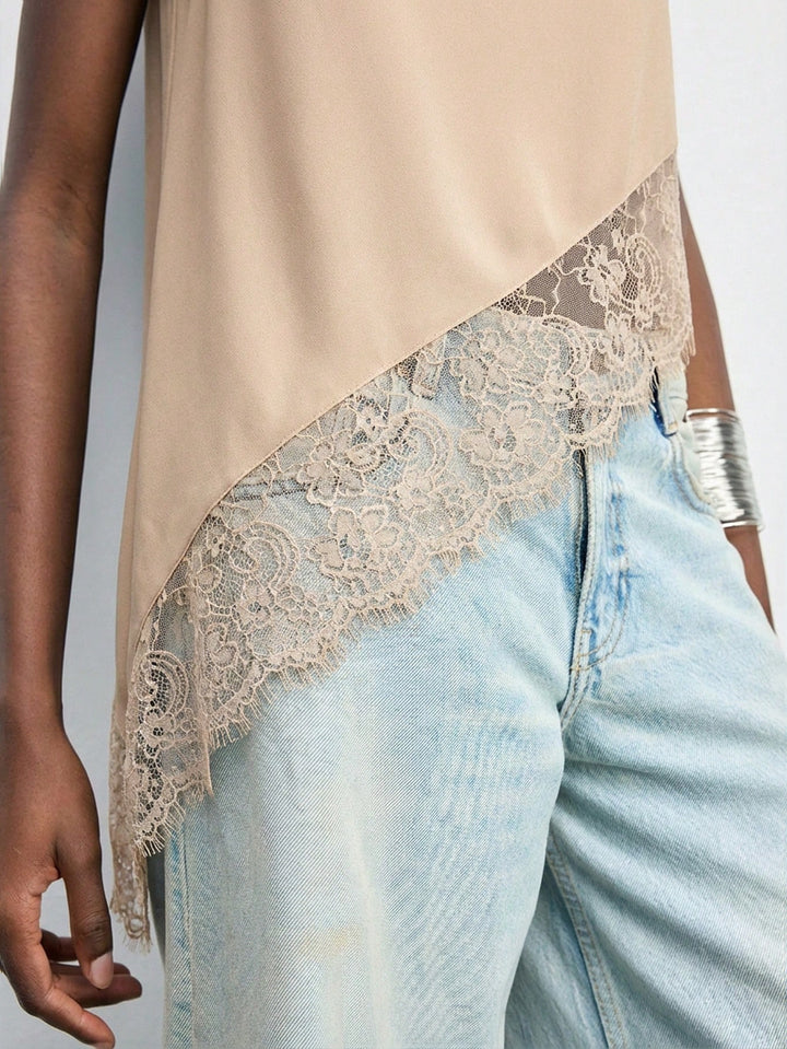 Top SHEIN, portocaliu