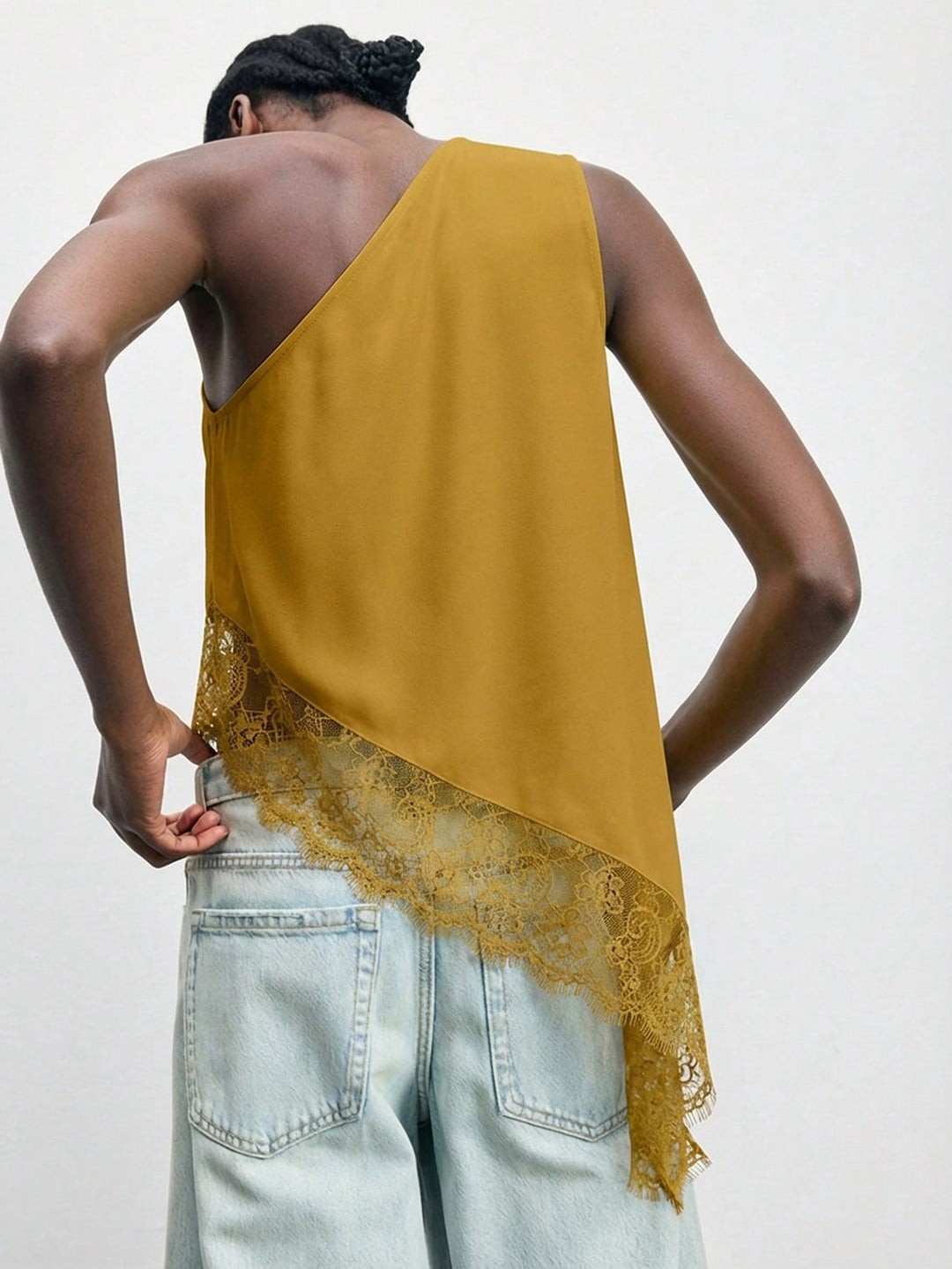 Top SHEIN, galben