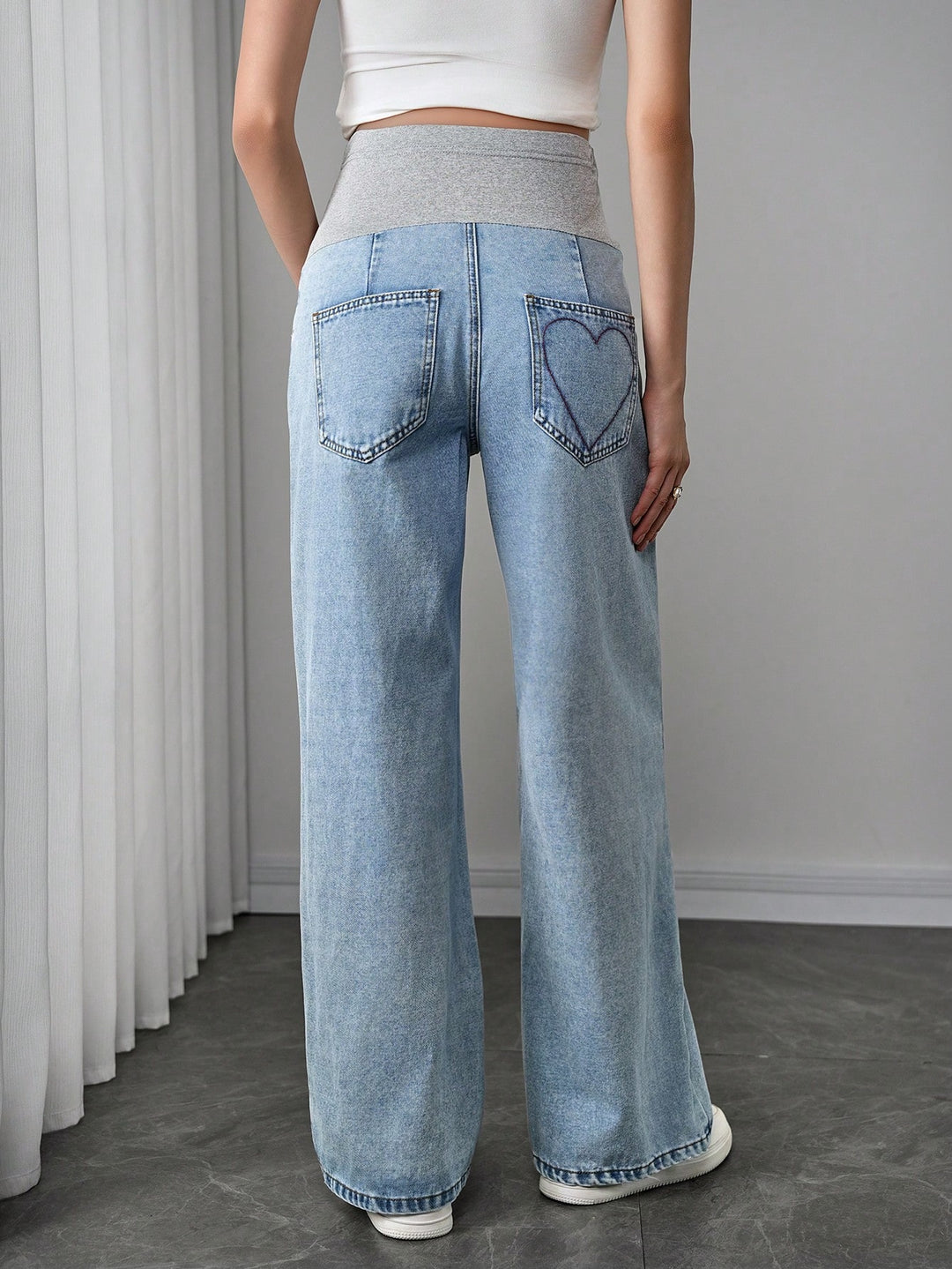 Jeans SHEIN, albastru