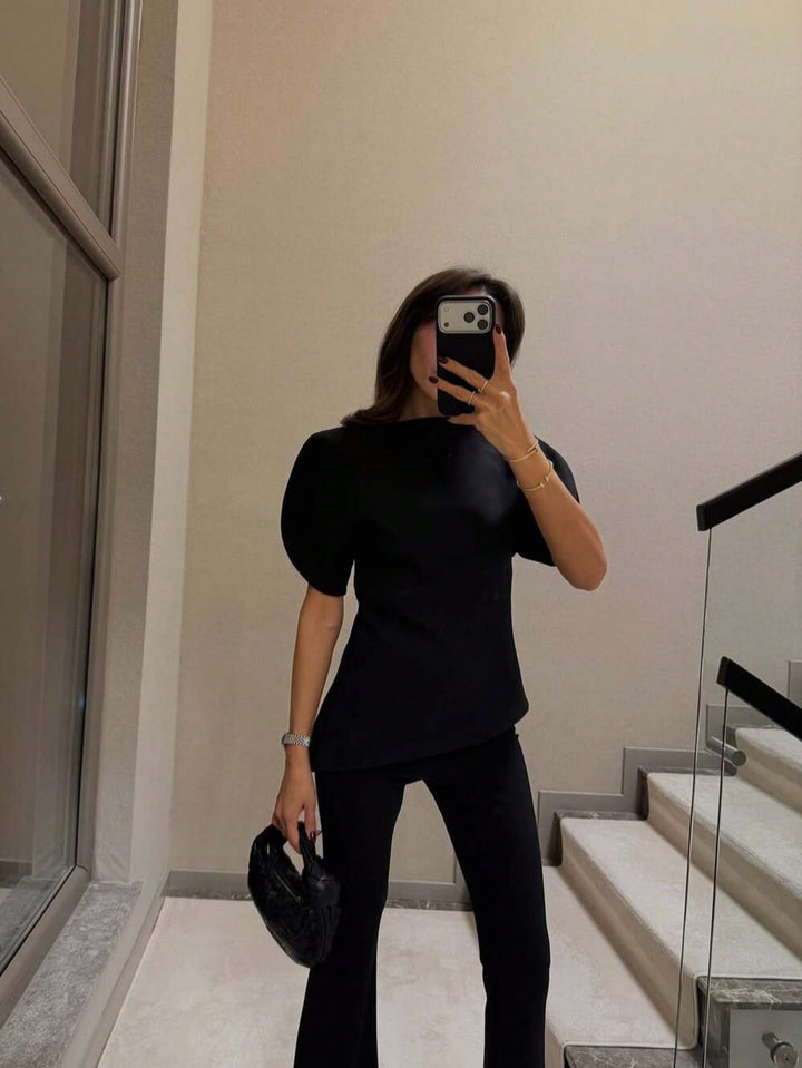 Top SHEIN, negru
