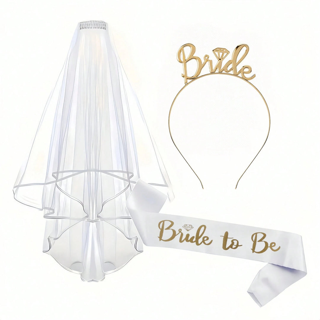 Set accesorii SHEIN, alb