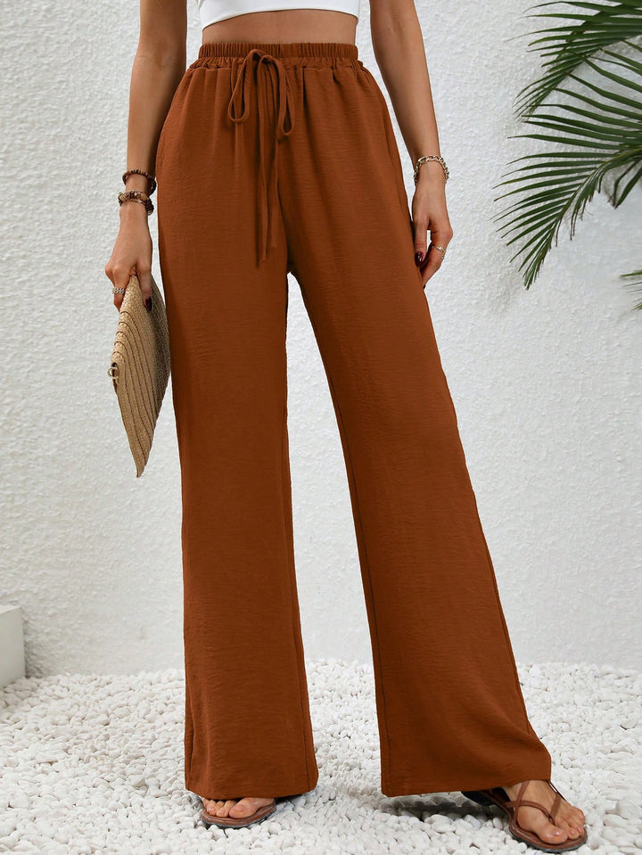 Pantaloni SHEIN, maro