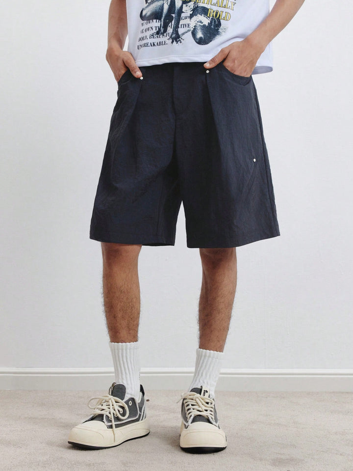 Pantaloni scurți SHEIN, negru