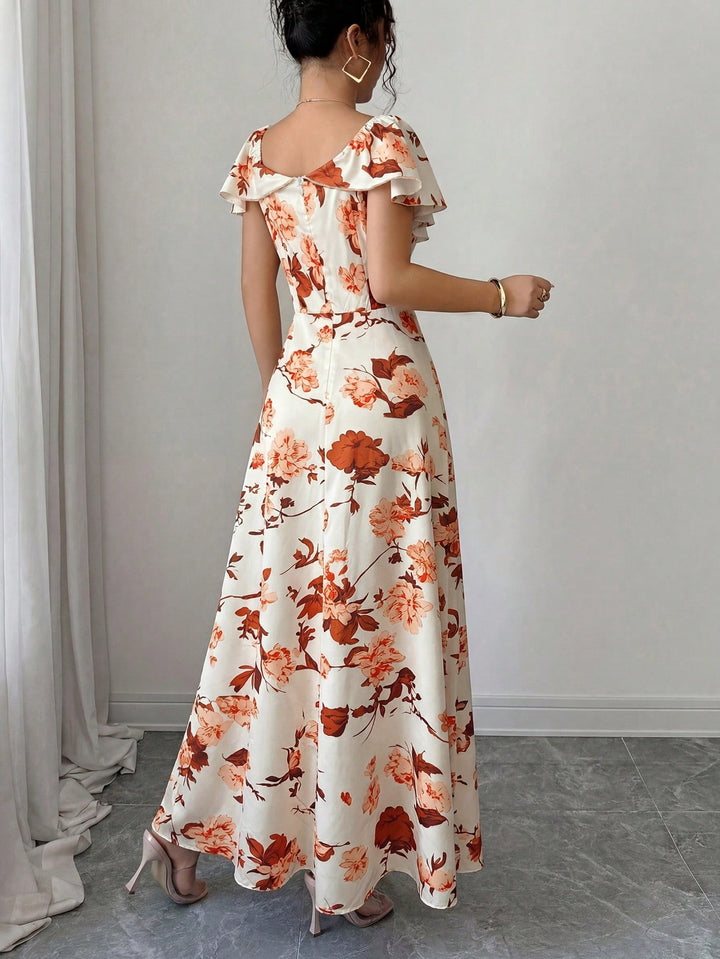 Rochie maxi SHEIN, mix culori