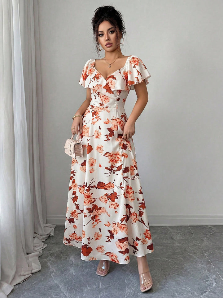Rochie maxi SHEIN, mix culori