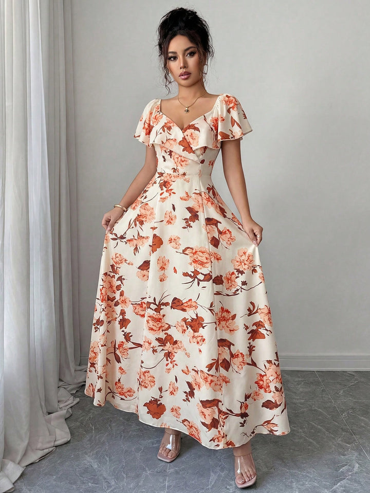 Rochie maxi SHEIN, mix culori