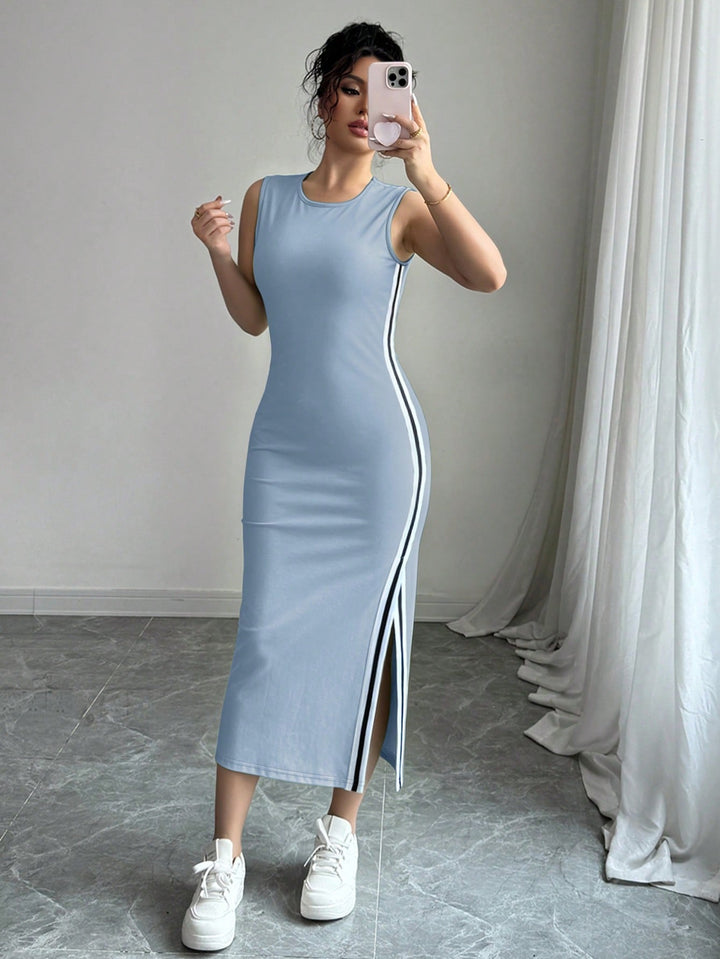 Rochie maxi SHEIN, albastru