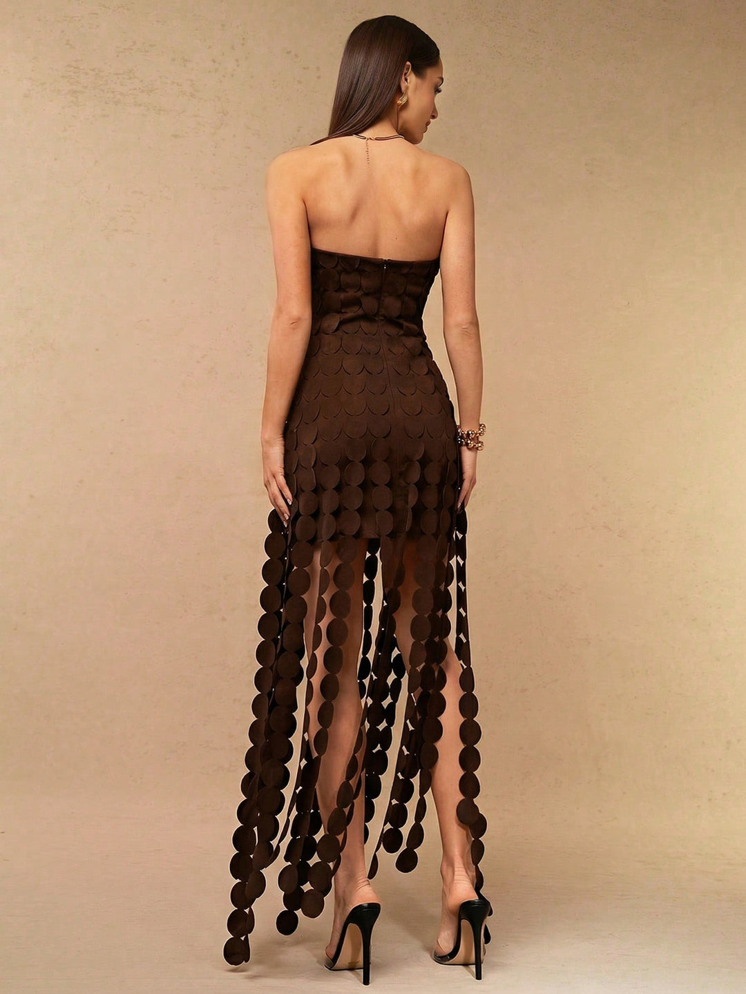 Rochie maxi SHEIN, maro