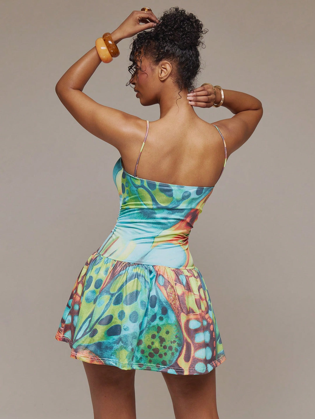 Rochie mini SHEIN, verde