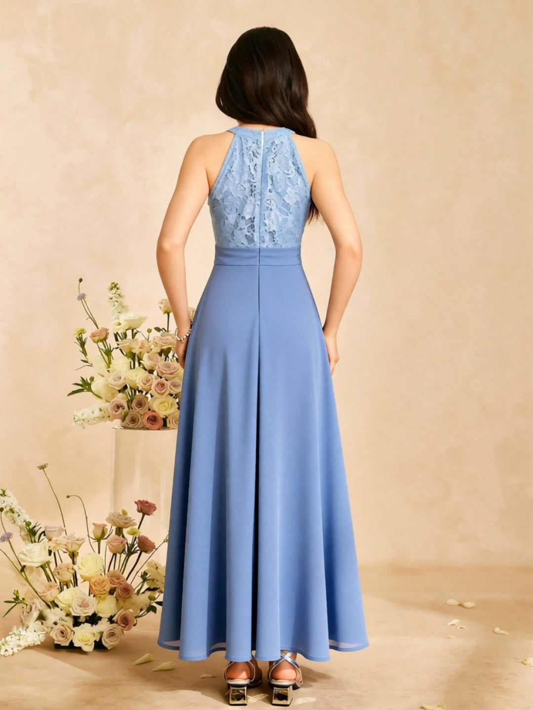 Rochie de ocazie SHEIN, albastru