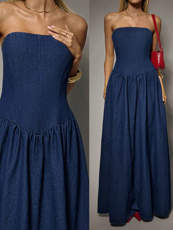 Rochie maxi SHEIN, albastru